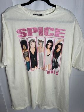 Ice Spice Girls Graphic Tee in White with Pink Print